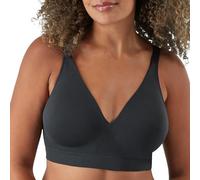Bali Damen Drahtloser, Comfort Revolution, moderner Nahtloser, Flexibler bügelloser BH, Schwarz, X-Large
