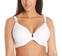 Bali Damen Formender Bügel, Comfort Revolution T-Shirt, BH mit Frontverschluss BHS, Blickdicht, weiß, 90D