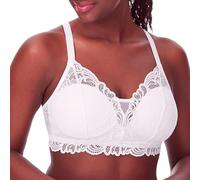Bali Damen Lace Desire All Over Lace Wirefree BH, Weiß, M EU