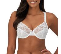 Bali Damen Lace Desire Non-Foam Underwire Bra Df6543 BH, Undurchsichtige, Weiß, 80B