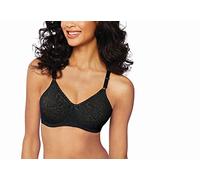 Bali Damen Spitze und glattem Bügel BH, Blickdicht, Schwarz, 95E