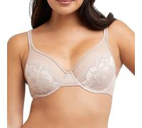 Bali Damen EIN glatter U-Spitzen-Minimizer, Bügel vollständiger Abdeckung BH, Blickdicht, Evening Blush, 85E