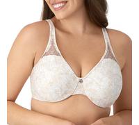 Bali Damen, Passion for Comfort Full-Coverage Underwire Bra, Seamless Cups Minimizer-BH, Undurchsichtige, Blattdruck, 75C