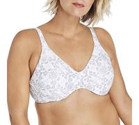 Bali Damen Passion for Comfort Underwire Minimizer Bras, Silberfarbener Spitzendruck, 85E EU