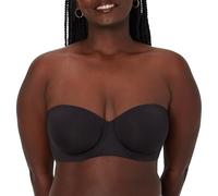 Bali Damen Strapless Minimizer, Our Coolest Smoothing Bra for Women, Moisture-Wicking BH, Schwarz, 80DD