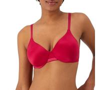 Bali Damen Underwire, One Smooth U Full-Coverage Bra, Smoothing & Concealing BH, Undurchsichtige, Scarlet Berry, 80DD