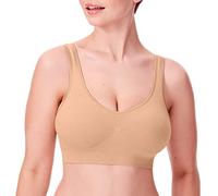 Bali Damen Wireless BH Comfort Revolution Full Coverage Wirefree Bra für Frauen, Hautfarben, Large