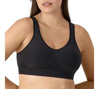 Bali Damen Wireless BH Comfort Revolution Full Coverage Wirefree Bra für Frauen, Schwarz, Large