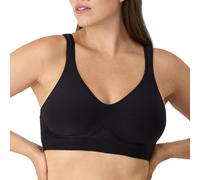 Bali Damen Wireless Comfort Revolution Seamless Bra ComfortFlex Fit T-Shirt BH mit voller Abdeckung, Undurchsichtige, Schwarz, XXX-Large