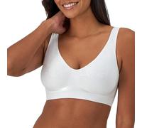 Bali Damen Wireless Comfort Revolution Seamless Bra ComfortFlex Fit T-Shirt BH, Undurchsichtige, Weißer Aztekenmuster, XX-Large
