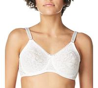 Bali Df3432 Damen N Smooth Stretch Spitze Bügel-BH, Weiss/opulenter Garten, 75C