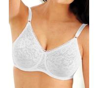 Bali Df3432 Damen N Smooth Stretch Spitze Bügel-BH, Weiss/opulenter Garten, 75C