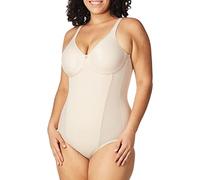 Bali Fajas DF1009 Shapewear für Damen, figurformend, mit integriertem Minimizer-BH, Sanftes Taupe, 80F