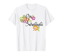 Bali Hibiskus Blumen Bouquet - Om Swastiastu T-Shirt T-Shirt