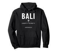 Bali Indonesien koordiniert Tropische Inselreise Design Pullover Hoodie