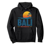 Bali Indonesien Retro Sonnenuntergang Urlaub Pullover Hoodie