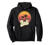 Bali Indonesien Strand Retro Sonnenuntergang Pullover Hoodie