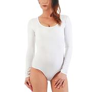 BALI Lingerie - Damen Langarm String Body - 78 321 (XL, Weiß)