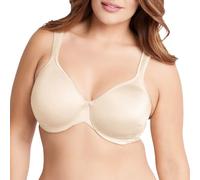 Bali Live It Up Bügel-BH, Nahtloser Shapewear BH mit gepolsterten Trägern, voller Abdeckung T-Shirt-BH für den Alltag, Sanftes Taupe, 90C