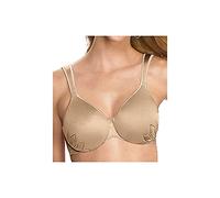 Bali Live It Up Bügel-BH, Nahtloser Shapewear BH mit gepolsterten Trägern, voller Abdeckung T-Shirt-BH für den Alltag, Sanftes Taupe, 80DD