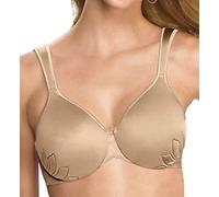Bali Live It Up Bügel-BH, Nahtloser Shapewear BH mit gepolsterten Trägern, voller Abdeckung T-Shirt-BH für den Alltag, Sanftes Taupe, 90D