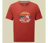 Bali Retro Sunset Tee M rot - Farbe rust