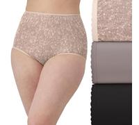 Bali Skimp Skamp Slips für Damen im 3er-Pack, vollständige Abdeckung, unsichtbar unter Kleidung, 7