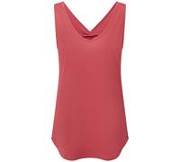 Bali V-Neck Damen T-Shirt, rot, Gr. S