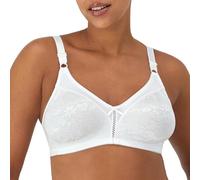 Bali Women's Double Support Spa Closure Wire-Free Bra, White, 40DD