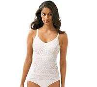 Bali Women's Shapewear Lace 'N Smooth Cami, White, Large