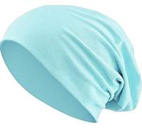 Balinco Jersey-Baumwolle Beanie für Herren & Damen - Unisex Weiche Stretch-Strickmütze, Leichte Ganzjahres Kopfbedeckung, Bequeme Alltags-Outdoor-Mütze, Pflegeleicht, Einheitsgröße (Light Blue)