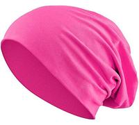 Balinco Jersey-Baumwolle Beanie für Herren & Damen - Unisex Weiche Stretch-Strickmütze, Leichte Ganzjahres Kopfbedeckung, Bequeme Alltags-Outdoor-Mütze, Pflegeleicht, Einheitsgröße (Pink)