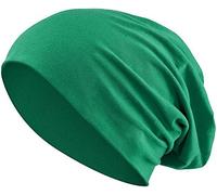 Balinco Jersey-Baumwolle Beanie für Herren & Damen - Unisex Weiche Stretch-Strickmütze, Leichte Ganzjahres Kopfbedeckung, Bequeme Alltags-Outdoor-Mütze, Pflegeleicht, Einheitsgröße (Dark Green)