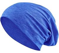 Balinco Jersey-Baumwolle Beanie für Herren & Damen - Unisex Weiche Stretch-Strickmütze, Leichte Ganzjahres Kopfbedeckung, Bequeme Alltags-Outdoor-Mütze, Pflegeleicht, Einheitsgröße (Jeans Blue)