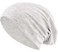 Balinco Jersey-Baumwolle Beanie für Herren & Damen - Unisex Weiche Stretch-Strickmütze, Leichte Ganzjahres Kopfbedeckung, Bequeme Alltags-Outdoor-Mütze, Pflegeleicht, Einheitsgröße (Heather Beige)