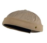 Balke Herren Dockerscap Cap ohne Schirm Mütze Kopfbedeckung, Farbe:beige