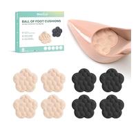 Ballenpolster Vorfuß für Frauen - Welnove 4 Paar Metatarsal-Polster mit Blumenmuster zur Schmerzlinderung Einlegesohlen für High Heels Komfort Rutschfest Vorfußpolster für Pumps, Stilettos