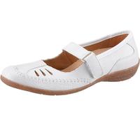 Ballerina ACO, Damen, Gr. 38, weiß, Glattleder, Schuhe Ballerina (116436-38) weiß