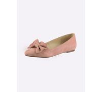 Ballerina ANDREA CONTI, Damen, Gr. 36, rose, Leder, Veloursleder, Schuhe Ballerina (53982967-36) rose