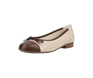 Ballerina ARA "Ara Ballerinas Glattleder", Damen, Gr. 39, mocca, Glattleder, Schuhe Ballerina (39151018-39) mocca