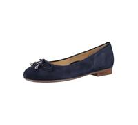 Ballerina ARA "Ara Ballerinas Leder", Damen, Gr. 36, blau, Leder, Schuhe Ballerina (79120712-36) blau
