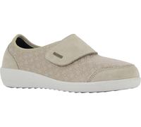 Ballerina beige 5 Polyester, Veloursleder