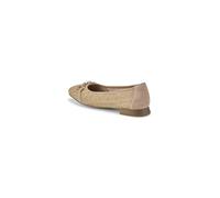 Caprice Damen Ballerinas Bast Elegant – Braun (Bark Comb) – Größe 37