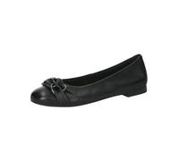 Ballerina CAPRICE "Caprice Ballerinas Nappaleder", Damen, Gr. 40, schwarz, Nappaleder, Schuhe Ballerina (10885113-40) schwarz