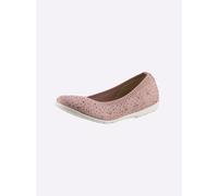 Ballerina CAPRICE, Damen, Gr. 40, rosa (rose), Textil, Schuhe Ballerina (83486729-40) rose