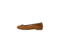 Ballerina CA'SHOTT "Ca'Shott Ballet flats CASELVIRA", Damen, Gr. 39, Normalschaft, braun (toffee), Obermaterial: 100% Leder, Schuhe Ballerina (40089134-39) toffee
