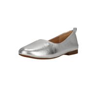 Clarks Fawna Soft, Zapatos Tipo Ballet Mujer, Silver Metallic, 38 EU