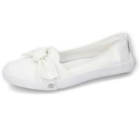 Dockers by Gerli Sportliche Slipper für Damen, weiß, Gr. 43 EU