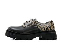 Ballerina DOGO "Brooklyn Expression Damen Halbschuhe", Damen, Gr. 38, Normalschaft, schwarz, Lederimitat, Schuhe Ballerina, Handgefertigt (99422262-38) schwarz