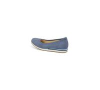 Ballerina GABOR COMFORT "Gabor Comfort Ballerinas Leder", Damen, Gr. 42, blau, Leder, Schuhe Ballerina (23623015-42) blau
